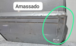 PORTA TRASEIRA DIREITA FORD ECOSPORT 2003 A 2012 COM DETALHE DIREITO PRATEADO