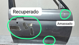 PORTA DIANTEIRA DIREITA MITSUBISHI L200 OUTDOOR 2007 A 2011 DIREITO PRATEADO