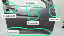 PORTA DIANTEIRA DIREITA HONDA CITY 2015 A 2021COM DETALHE DIREITO PRETO