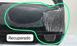 PORTA DIANTEIRA DIREITA CITROEN C3 2002 A 2012 COM DETALHE PRETO