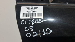 PORTA DIANTEIRA DIREITA CITROEN C3 2002 A 2012 COM DETALHE PRETO