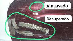 PORTA DIANTEIRA ESQUERDO HONDA HRV 2015 A 2020 COM DETALHE VERMELHO