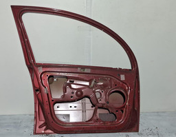 PORTA DIANTEIRA ESQUERDO CITROEN C3 2002 A 2012 COM DETALHE ESQUERDA VERMELHO
