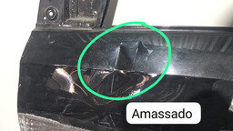 PORTA DIANTEIRA ESQUERDA GM ONIX 2020 A 2022 COM DETALHE ESQUERDO PRETO