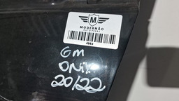 PORTA DIANTEIRA ESQUERDA GM ONIX 2020 A 2022 COM DETALHE ESQUERDO PRETO
