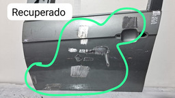 PORTA DIANTEIRA ESQUERDA FIAT PALIO 2014 A 2020 COM DETALHE ESQUERDO CINZA