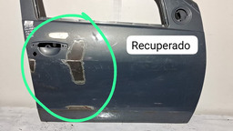 PORTA DIANTEIRA DIREITA RENAULT SANDERO2010 A 2020 COM FURO DIREITO PRETO