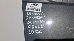 PORTA DIANTEIRA DIREITA RENAULT SANDERO2010 A 2020 COM FURO DIREITO PRETO