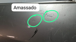 PORTA DIANTEIRA DIREITA FIAT UNO 2004 A 2013 COM DETALHE DIREITO PRATEADO