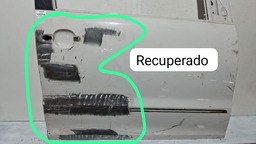 PORTA DIANTEIRA DIREITA VW FOX 2003 A 2009 COM DETALHE DIREITO BRANCO