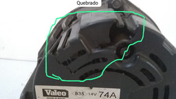 ALTERNADOR PEUGEOT 206 1.0 2004  COM DETALHE