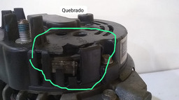 ALTERNADOR CHEVROLET S10 2.4 2010 COM DETALHE