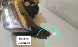 FAROL ESQUERDO SPIN 2013 2014 A 2018 DARK CHROME