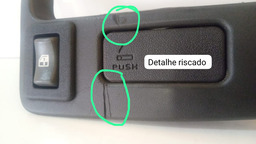 MOLDURA CINZEIRO TRASEIRO DIREITO CHEVROLET S10 1995/2005