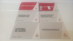 KIT MANUAL INSTRUÇÕES MITSUBISHI L200 TRITON SPORT 2.4 2020