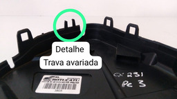 CAPA DO PEDAL DE FREIO DE MÃO MERCEDES C200 1.8 2002 A 2006