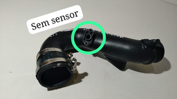 MANGUEIRA INTERCOOLER VW AMAROK 2.0 2010 A 2020 SEM SENSOR PRETO