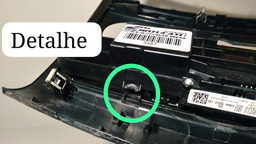 MOLDURA CENTRAL DO PAINEL SPRINTER 2.2 2012 A 2019 (1) PRETO