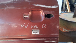 PORTA ESQUERDA GOL PARATI BOLA G2 1995 A 2004 C/DETALHE