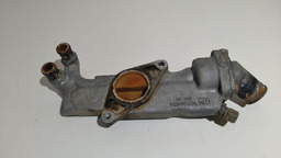 CARCAÇA VALVULA TERMOSTATICA GM S10 2.4 FLEX 2006 A 2011 (4)