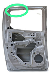 PORTA TRASEIRA ESQUERDA S10 2012 A 2022 C/DETALHE