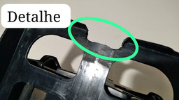 PORTA COPOS CENTRAL PAINEL SPRINTER 415 2.2 2013/19 DETALHE PRETO