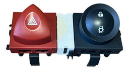 Botão Alerta Trava Porta Renault Megane 2007 2011 Original