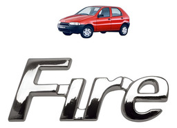 Emblema Fiat Palio Ex Edx Fire 1997 1998 2000 Fiasa G1 Cinza