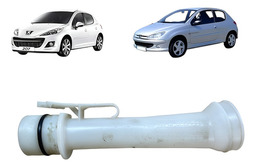 Gargalo Bocal Reservatório Agua Limpador Peugeot 206 207 Branco
