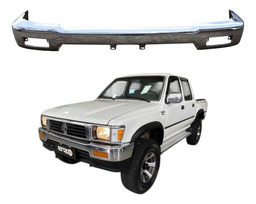 Parachoque Dianteiro Cromado Hilux Sr5 Usado 1991 À 1997 Prateado