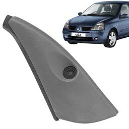 Acabamento Interno Retrovisor Renault Clio 2000/2006 esquerd