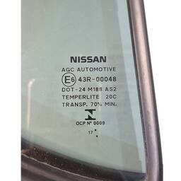 VIDRO PORTA TRASEIRA DIREITA (FIXO) KICKS 2017/