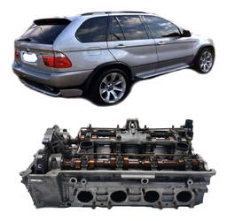 Cabeçote Esquerdo Bmw X5 N62 4.4 2003 a 2006 Gas 