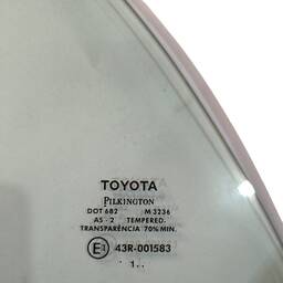 VIDRO PORTA TRASEIRA ESQUERDA (FIXO) COROLLA 1998 A 2002