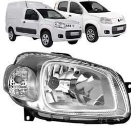 Farol Direito Uno Vivace 11/16 Sporting \14 Fiorino 14/21
