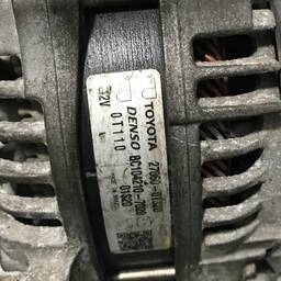 ALTERNADOR COROLLA 1.8 2.0 2015 A 2019 110A DENSO