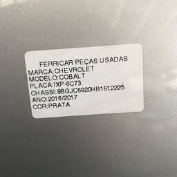 PORTA TRASEIRA ESQUERDA COBALT 2012 2015 A 2020