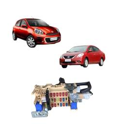 caixa de fusíveis Nissan March Versa 2012 a 2018