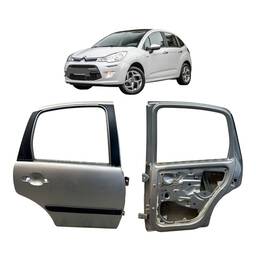 Porta Traseira Direita Citroen C3 2003 2004 a 2012