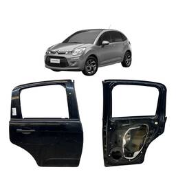 Porta Traseira Direita Citroen C3 2013 2014 a 2021