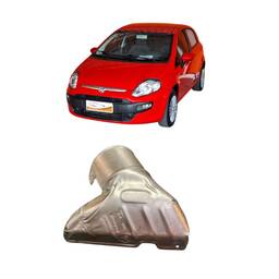 Protetor Escape Coletor Defletor Fiat Punto Strada  2014