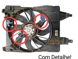 Defletor Ventoinha Megane 2008 2009 2010 Detalhe 