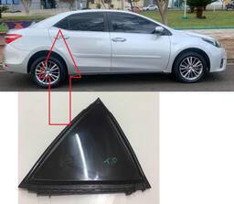 Vidro Porta Traseira Direita (Fixo) Corolla 2015 2016 a 2019