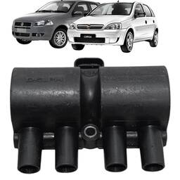 Bobina De Ignição Corsa Celta Prisma Meriva Montana 3 Pinos