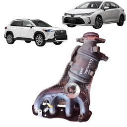 Catalisador Corolla / Cross 1.8 Hybrid 2020 a 2024 C/ Sonda