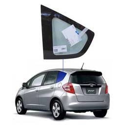 Vidro Lateral Traseiro Esquerdo Fit 2009 a 2014