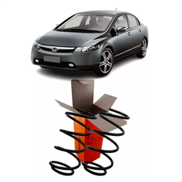 Jogo Molas Dianteiras Honda Civic 1.8 2007 2008 a 2011 
