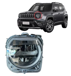 Farol Esquerdo Jeep Renegade Full Led 2022 2023 2024/