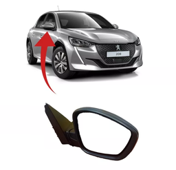 Retrovisor Direito Peugeot 208 2021/ S/ Pisca (AVARIA)