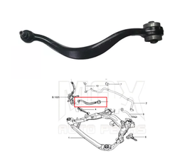 Braço Curvo Dianteiro Direito Fusion 2.3 2.5 3.0 2007 a 2012